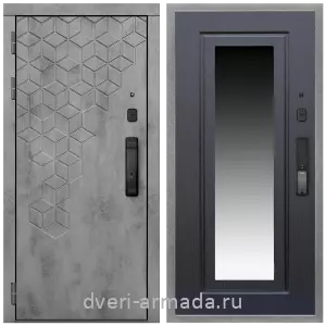 Входные двери лофт, Дверь входная Армада Квадро МДФ 16 мм Kaadas K9 / МДФ 16 мм ФЛЗ-120 Венге