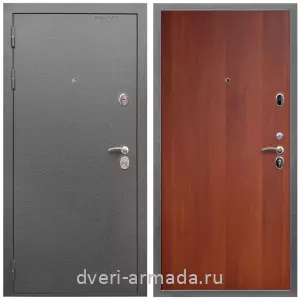 Одностворчатые входные двери, Дверь входная Армада Оптима Антик серебро / МДФ 6 мм ПЭ Итальянский орех