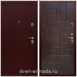 Входные двери Роял Вуд, Дверь входная Армада Люкс ТАнтик медь / МДФ 16 мм ФЛ-57 Дуб шоколад