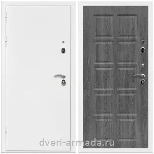 Входные двери 2050 мм, Дверь входная Армада Оптима Белая шагрень / МДФ 10 мм ФЛ-38 Дуб Филадельфия графит