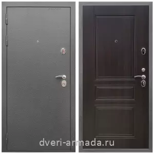 МДФ с фрезеровкой, Дверь входная Армада Оптима Антик серебро / МДФ 6 мм ФЛ-243 Эковенге