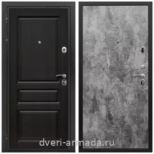 Красивые входные двери, Дверь входная взломостойкая Армада Премиум-Н МДФ 16 мм ФЛ-243 / МДФ 6 мм ПЭ Цемент темный