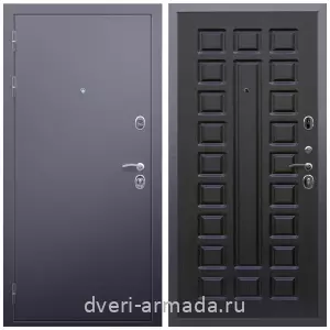 Темные входные двери, Дверь входная Армада Люкс Антик серебро / ФЛ-183 Венге