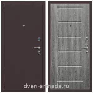 Входные двери Экстра, Дверь входная Армада Комфорт Антик медь / ФЛ-39 Дуб Филадельфия графит