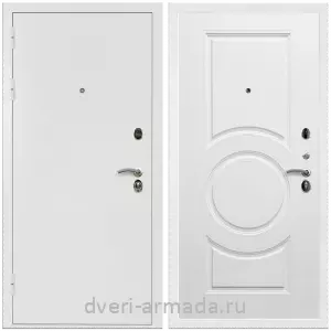 Светлые входные двери, Дверь входная Армада Престиж Белая шагрень / МС-100 Белый матовый