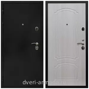 Входные двери черная шагрень, Дверь входная Армада Престиж Черная шагрень / ФЛ-140 Дуб белёный