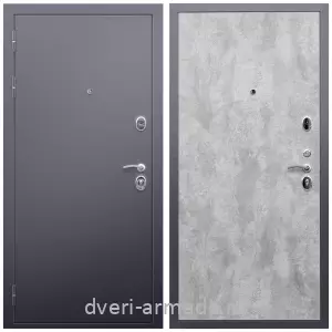 Входные двери на заказ, Дверь входная металлическая взломостойкая Армада Люкс Антик серебро / ПЭ Цемент светлый