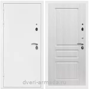 Светлые входные двери, Дверь входная Армада Оптима Белая шагрень / МДФ 16 мм ФЛ-243 Дуб белёный