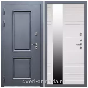 Толстые входные двери, Дверь входная уличная в дом Армада Корса / МДФ 16 мм ФЛЗ-Сити, Белый матовый