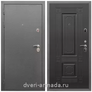 Входные двери Роял Вуд, Дверь входная Армада Оптима Антик серебро / МДФ 6 мм ФЛ-2 Венге