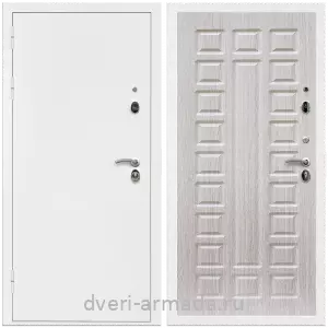 Светлые входные двери, Дверь входная Армада Оптима Белая шагрень / МДФ 16 мм ФЛ-183 Сандал белый