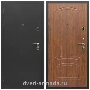 Черные входные двери, Металлическая дверь входная Армада Престиж Черный шелк / ФЛ-140 Мореная береза