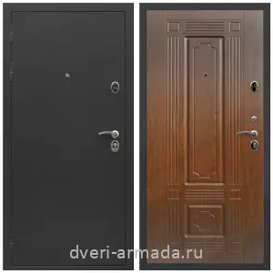 Черные входные двери, Металлическая дверь входная Армада Престиж Черный крокодил / ФЛ-2 Мореная береза