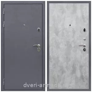 Темные входные двери, Дверь входная Армада Престиж Антик серебро / МДФ 6 мм ПЭ Цемент светлый