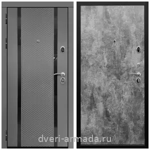 Входные двери графит, Дверь входная Армада Престиж Черная шагрень МДФ 16 мм Графит абсолют софт / МДФ 6 мм ПЭ Цемент темный