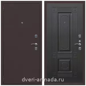 Входные двери в Подольске, Дверь входная Армада Комфорт Антик медь / ФЛ-2 Венге