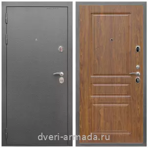 2 контура, Дверь входная Армада Оптима Антик серебро / МДФ 16 мм ФЛ-243 Морёная береза