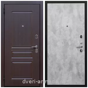 Входные двери с зеркалом МДФ, Дверь входная Армада Экстра ФЛ-243 Эковенге / ПЭ Цемент светлый