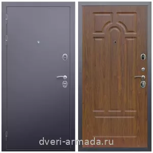 Темные входные двери, Дверь входная Армада Люкс Антик серебро / ФЛ-58 Морёная береза