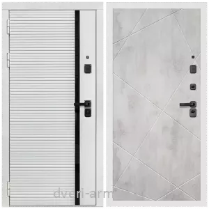 Дверь входная Армада Каскад WHITE МДФ 10 мм / МДФ 10 мм ФЛ-291 Бетон светлый