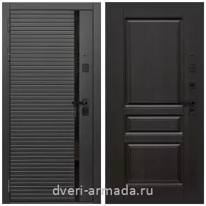 Дверь входная Армада Каскад BLACK МДФ 10 мм / МДФ 16 мм ФЛ-243 Венге