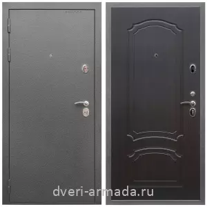 Входные двери Роял Вуд, Дверь входная Армада Оптима Антик серебро / МДФ 6 мм ФЛ-140 Венге