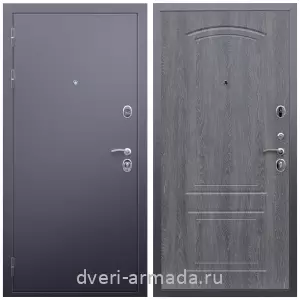 Темные входные двери, Дверь входная стальная Армада Люкс Антик серебро / ФЛ-138 Дуб Филадельфия графит с ударопрочным покрытием