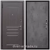 Утепленные металлические двери с отделкой МДФ, Дверь входная Армада Экстра ФЛ-243 Эковенге / ФЛ-291 Бетон темный