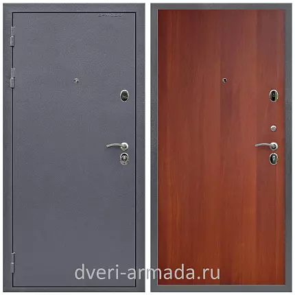 Дверь входная Армада Престиж Антик серебро / ПЭ Итальянский орех