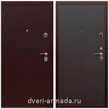 Входные двери с внутренней отделкой панелями МДФ, Недорогая дверь входная Армада Люкс Антик медь / ПЭ Венге