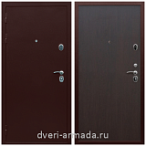 Входные двери толщиной 60 мм, Недорогая дверь входная Армада Люкс Антик медь / ПЭ Венге