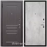 Утепленные металлические двери с отделкой МДФ, Дверь входная Армада Экстра ФЛ-243 Эковенгед / ФЛ-291 Бетон светлый