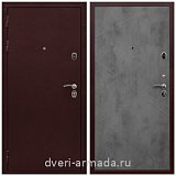 Входные двери толщиной 100 мм, Дверь входная Армада Лондон Антик медь / ФЛ-291 Бетон темный