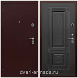 Входные двери в Подольске, Дверь входная Армада Люкс Антик медь / ФЛ-2 Венге со звукоизоляцией в офис  эконом