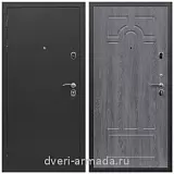 Входные двери хай-тек, Дверь входная Армада Престиж Черный шелк / ФЛ-58 Дуб Филадельфия графит