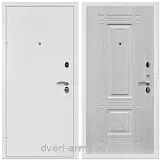 Светлые входные двери, Дверь входная Армада Престиж Белая шагрень / ФЛ-2 Дуб беленый