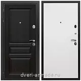 Металлические двери с шумоизоляцией и толстым полотном, Дверь входная Армада Премиум-Н ФЛ-243 Венге / Гладкая белый матовый
