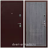 Входные двери Эврика, Дверь входная Армада Люкс Антик медь / ФЛ-138 Дуб Филадельфия графит с шумоизоляцией с МДФ панелями