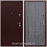 Входные двери 880 мм, Дверь входная Армада Люкс Антик медь / ФЛ-138 Дуб Филадельфия графит с шумоизоляцией с МДФ панелями
