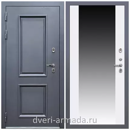 Дверь входная уличная в дом Армада Корса / МДФ 16 мм СБ-16 Белый матовый