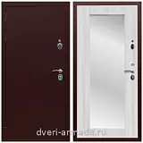 Белые двери с зеркалом, Дверь входная Армада Люкс Антик медь / ФЛЗ пастораль Сандал белый с хорошей шумоизоляцией