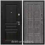 Металлические двери с шумоизоляцией и толстым полотном, Дверь входная Армада Премиум-Н ФЛ-243 Венге / ФЛ-38 Дуб филадельфия графит