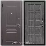 Утепленные металлические двери с отделкой МДФ, Дверь входная Армада Экстра ФЛ-243 Эковенге / ФЛ-38 Дуб филадельфия графит