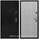 Входные двери черная шагрень, Дверь входная Армада Престиж Черная шагрень / ФЛ-140 Дуб белёный