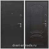 Черные входные двери, Металлическая дверь входная Армада Престиж Черный крокодил / ФЛ-140 Венге