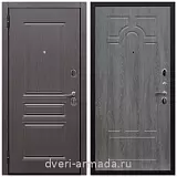 Входные двери с зеркалом МДФ, Дверь входная со звукоизоляцией Армада Экстра ФЛ-243 Эковенге / ФЛ-58 Дуб Филадельфия графит