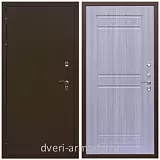 Тамбурные двери, Дверь входная в деревянный дом Армада Термо Молоток коричневый/ ФЛ-242 Сандал белый недорого простая в тамбур