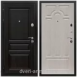 Металлические двери с шумоизоляцией и толстым полотном, Дверь входная Армада Премиум-Н ФЛ-243 Венге / ФЛ-58 Дуб белёный