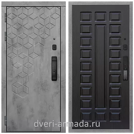 Дверь входная Армада Квадро МДФ 16 мм Kaadas K9 / МДФ 16 мм ФЛ-183 Венге