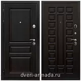 Металлические двери с шумоизоляцией и толстым полотном, Дверь входная Армада Премиум-Н ФЛ-243 / ФЛ-183 Венге эконом